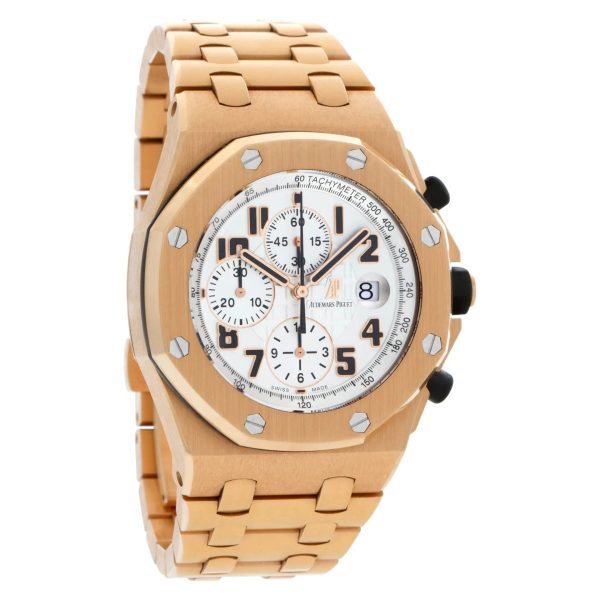 【Super Clone】Audemars Piguet Royal Oak Offshore Chronograph 42mm Rose Gold Watch