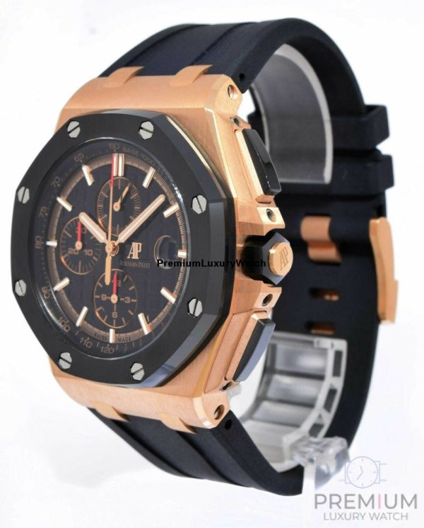 【Super Clone】Audemars Piguet Royal Oak Offshore Chronograph Black Dial 44MM Dial Watch