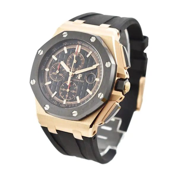 【Super Clone】Audemars Piguet Royal Oak Offshore Chronograph Black Dial 44MM Dial Watch