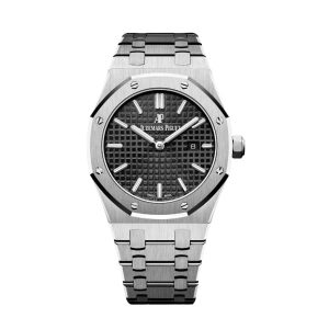【Super Clone】Audemars Piguet Royal Oak Quartz Black dial, 33mm, Stainless steel, 67650ST.OO.1261ST.01