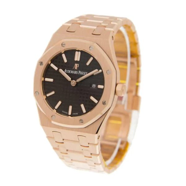 【Super Clone】Audemars piguet Royal Oak Quartz Ladies Rose Gold 33mm Watch