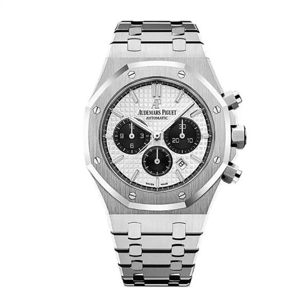 【Super Clone】Audemars piguet Royal Oak Selfwinding 41MM Chronograph Silver Watch