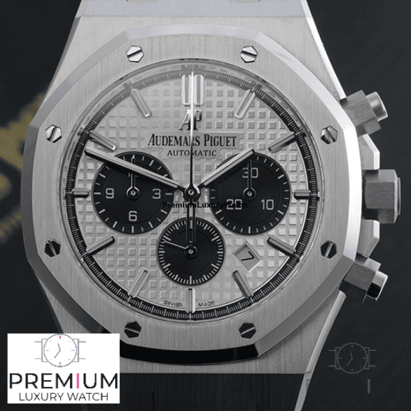 【Super Clone】Audemars piguet Royal Oak Selfwinding 41MM Chronograph Silver Watch