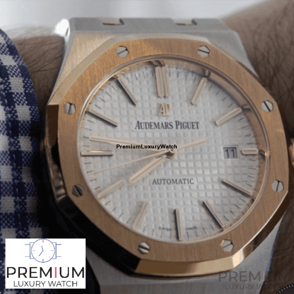 【Super Clone】Audemars piguet Royal Oak Selfwinding 41mm Steel and Rose Gold Selfwinding