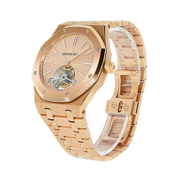 【Super Clone】Audemars piguet Royal Oak Selfwinding Rose Gold Tourbillon 41MM Watch