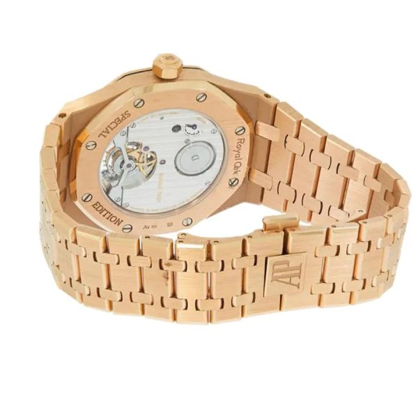 【Super Clone】Audemars piguet Royal Oak Selfwinding Rose Gold Tourbillon 41MM Watch