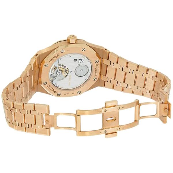 【Super Clone】Audemars piguet Royal Oak Selfwinding Rose Gold Tourbillon 41MM Watch