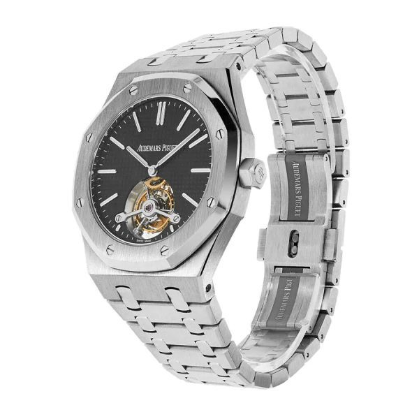 【Super Clone】Audemars piguet Royal Oak Selfwinding Tourbillon 41MM Black Dial Watch