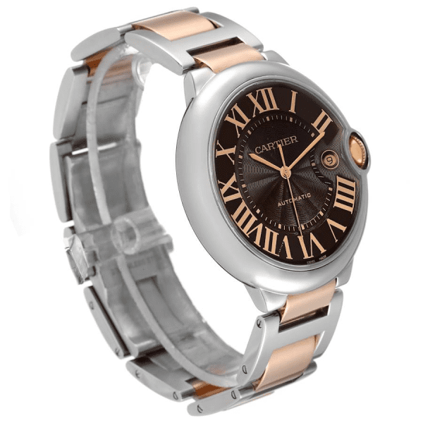 【Super Clone】BALLON BLEU Rose Gold Mix Chocolate 42mm