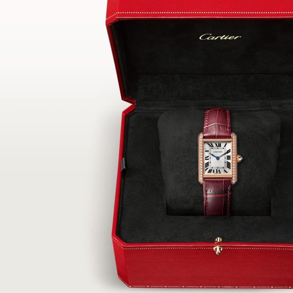 【Super Clone】TANK LOUIS Rose Gold Diamond 22mm