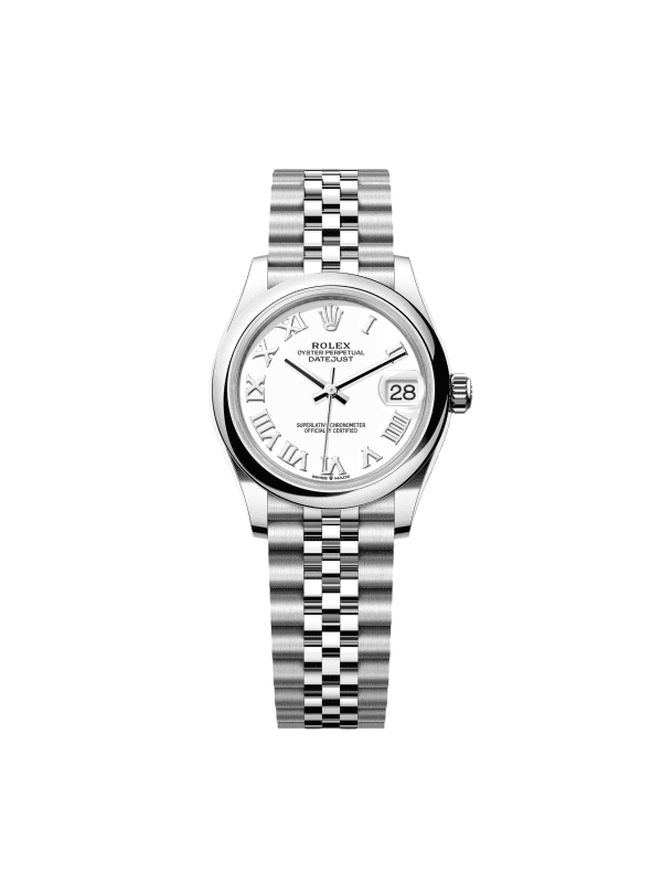【Super Clone】RLX Datejust m278240-0003/0004 31mm White Roman Domed Bezel Oyster Oystersteel