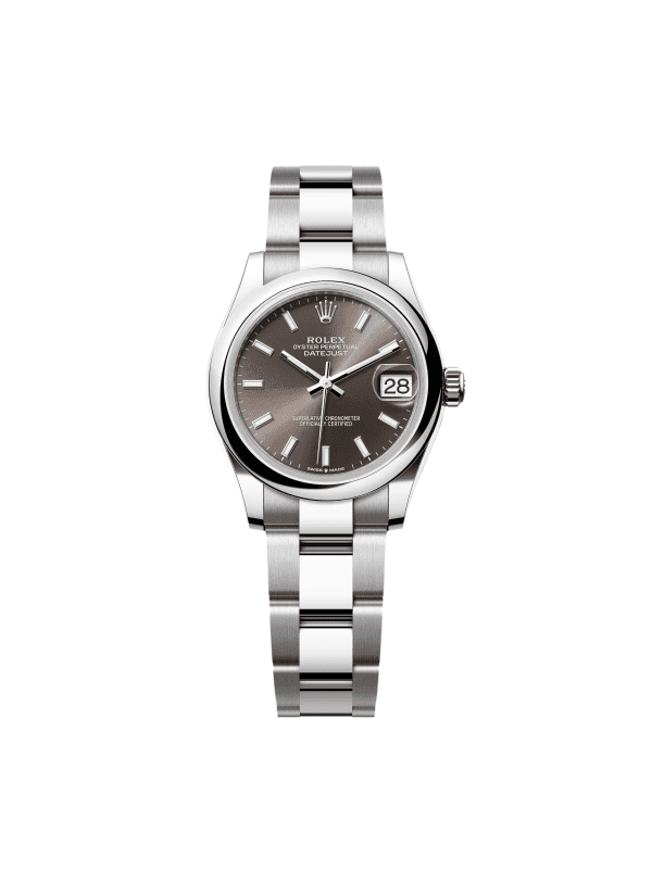【Super Clone】RLX Datejust m278240-0009/0010 31mm Dark Grey Domed Bezel Oyster Oystersteel