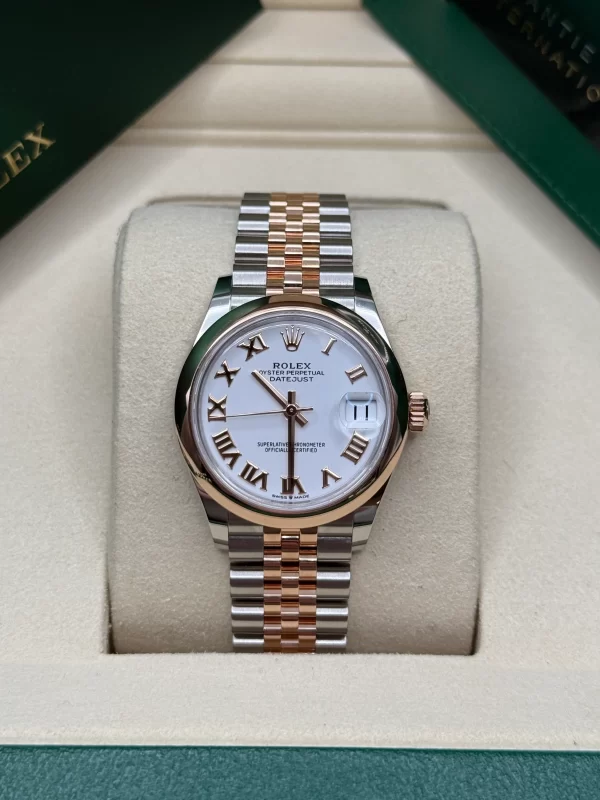 【Super Clone】RLX Datejust m278241-0001/0002 White 31mm Dial Oyster Bracelet Watch