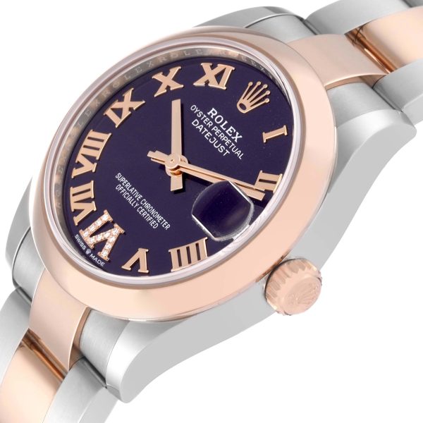 【Super Clone】RLX Datejust m278241-0019/0020 Aubergine 31mm Dial Oyster Bracelet Watch