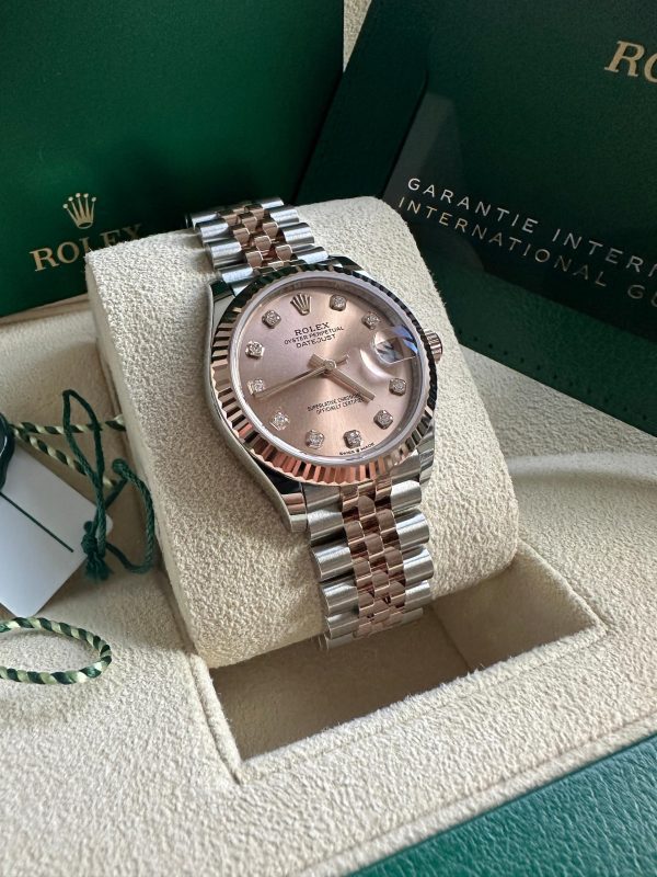 【Super Clone】RLX Datejust m278271-0023/0024 Rose 31mm Dial Oyster Bracelet Watch