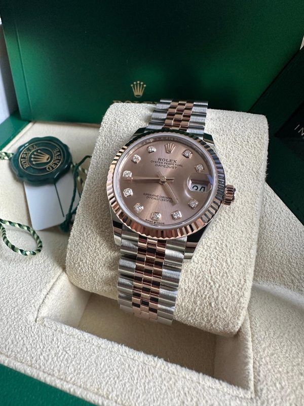 【Super Clone】RLX Datejust m278271-0023/0024 Rose 31mm Dial Oyster Bracelet Watch
