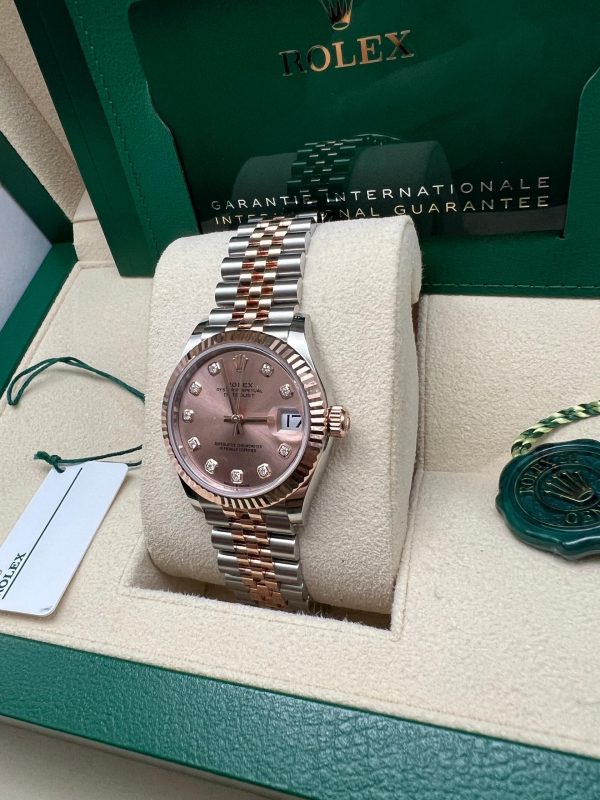 【Super Clone】RLX Datejust m278271-0023/0024 Rose 31mm Dial Oyster Bracelet Watch
