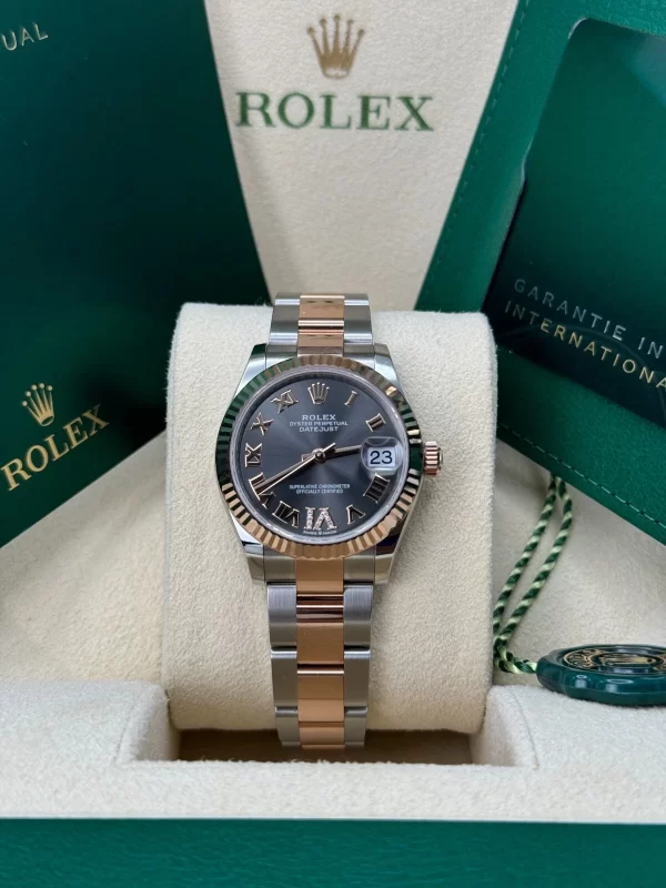 【Super Clone】RLX Datejust m278271-0029/0030 Slate 31mm Dial Oyster Bracelet Watch