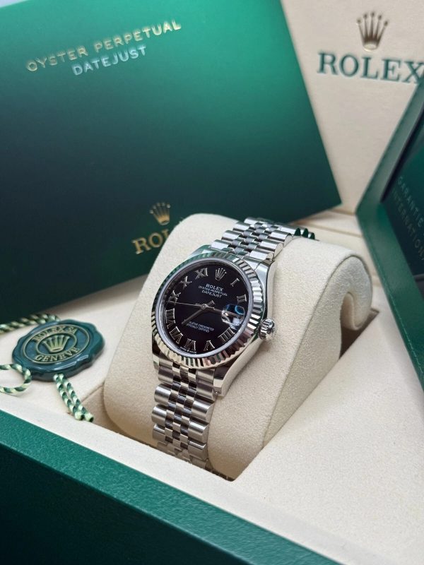 【Super Clone】RLX Datejust m278274-0001/0002 Bright Black Dial 31mm Oyster Bracelet