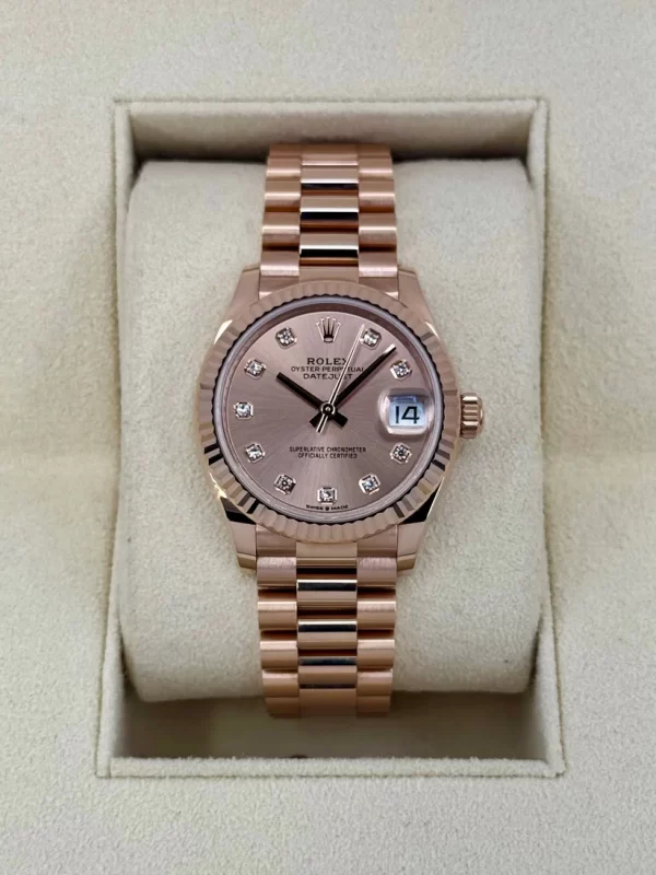 【Super Clone】RLX Datejust m278275-0031 Rosé Dial 31mm