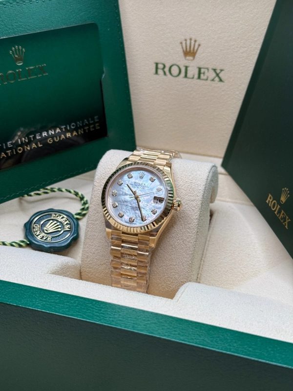 【Super Clone】RLX Datejust m278278-0020 White 31mm Dial President Bracelet Watch