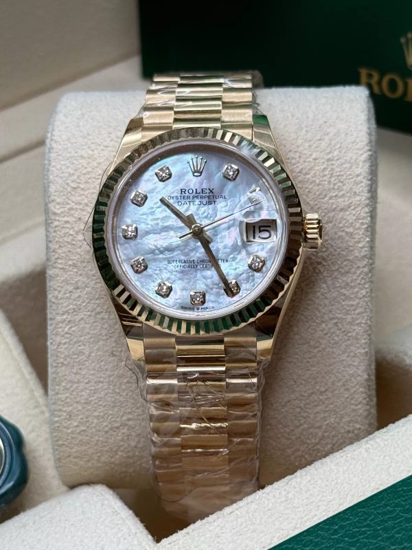 【Super Clone】RLX Datejust m278278-0020 White 31mm Dial President Bracelet Watch