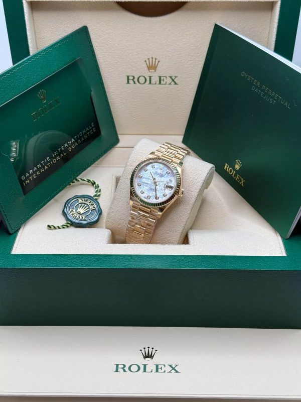【Super Clone】RLX Datejust m278278-0020 White 31mm Dial President Bracelet Watch