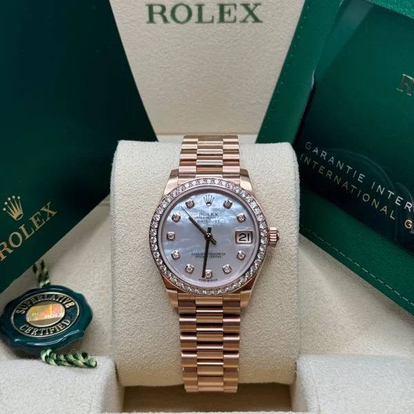 【Super Clone】RLX Datejust m278285RBR-0005 Mother-of-Pearl 31mm Dial