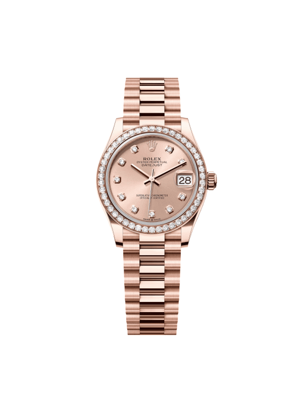 【Super Clone】RLX Datejust m278285RBR-0025 Rosé Dial 31mm
