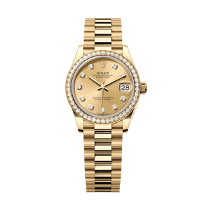 【Super Clone】RLX Datejust m278288RBR-0005 Champagne 31mm Dial President Bracelet Watch