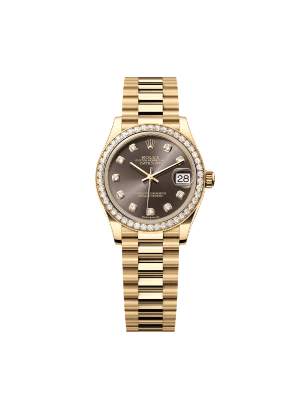【Super Clone】RLX Datejust m278288RBR-0030 Dark Grey 31mm Dial President Bracelet Watch