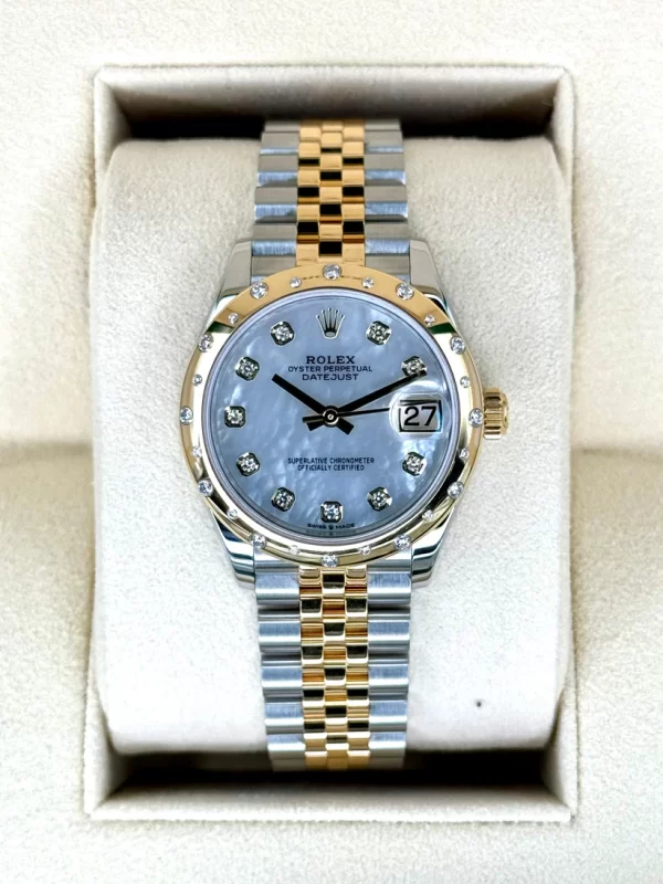 【Super Clone】RLX Datejust m278341-0025/0026 Mother-of-Pearl Dial 31mm Jubilee Bracelet