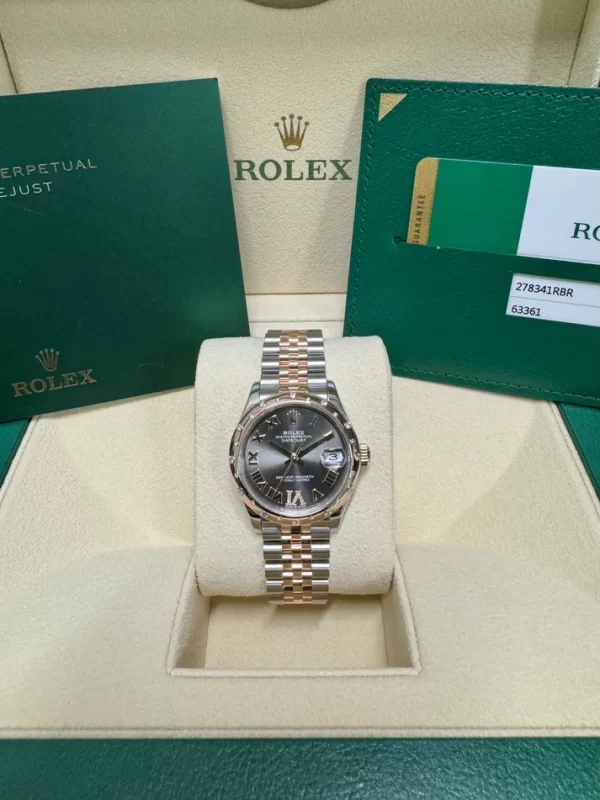 【Super Clone】RLX Datejust m278341-0029/0030 Slate Dial 31mm Dial Oyster Bracelet