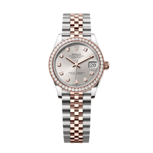【Super Clone】RLX Datejust m278381-0015/0016 Silver Diamond Dial Diamond-Set Bezel 31mm