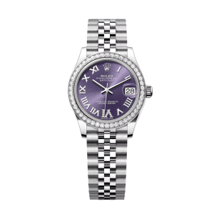 【Super Clone】RLX Datejust m278384RBR-0029/0030 Aubergine 31mm Dial Jubilee Watch