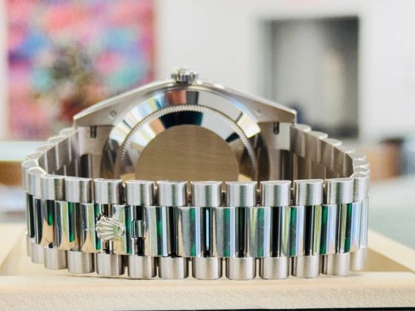 【Super Clone】RLX Day-Date 40mm 228349RBR-0001 Silver Dial President Bracelet