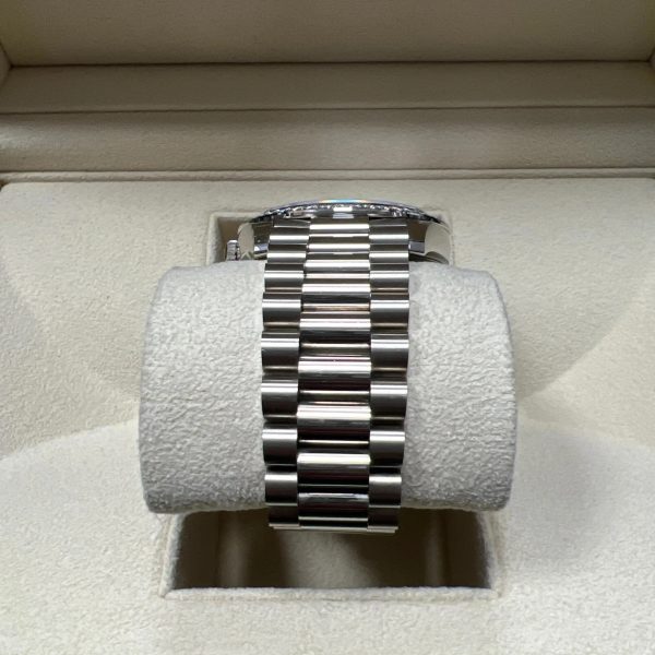 【Super Clone】RLX Day-Date 40mm 228349RBR-0003 Bright Black Dial President Bracelet