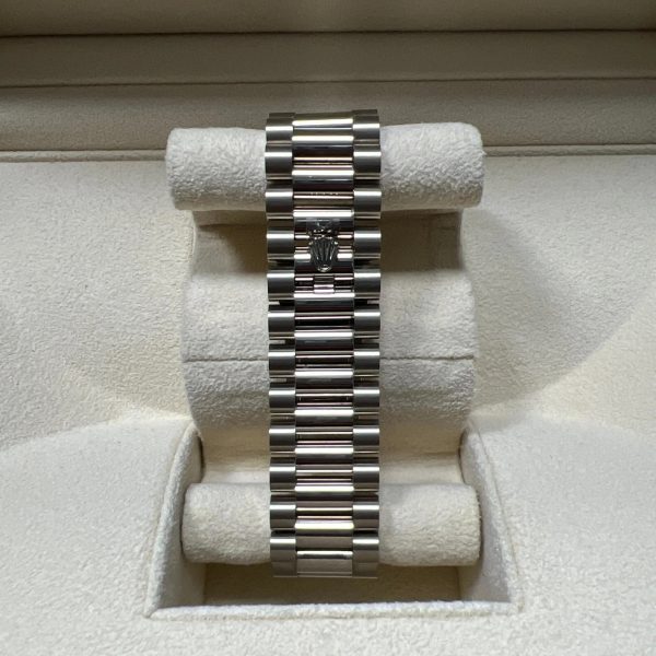 【Super Clone】RLX Day-Date 40mm 228349RBR-0003 Bright Black Dial President Bracelet