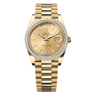 【Super Clone】RLX Day-Date 40mm 228398TBR-0007 Champagne Dial President Watch