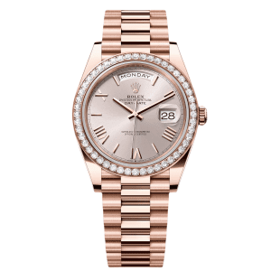 【Super Clone】RLX Day-Date 40mm Sundust Roman Dial 228345rbr-0008