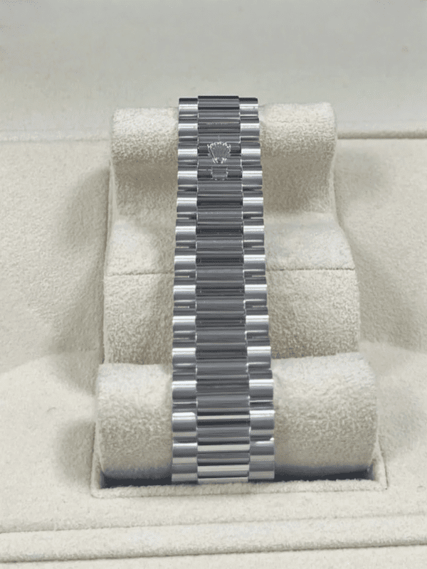 【Super Clone】RLX Day-Date "President" 40mm Platinum Ice Blue Index Dial - 228236