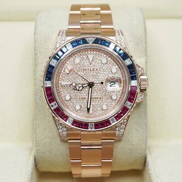 【Super Clone】RLX GMT-Master II 40mm 126755SARU-PAVE