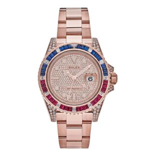 【Super Clone】RLX GMT-Master II 40mm 126755SARU-PAVE