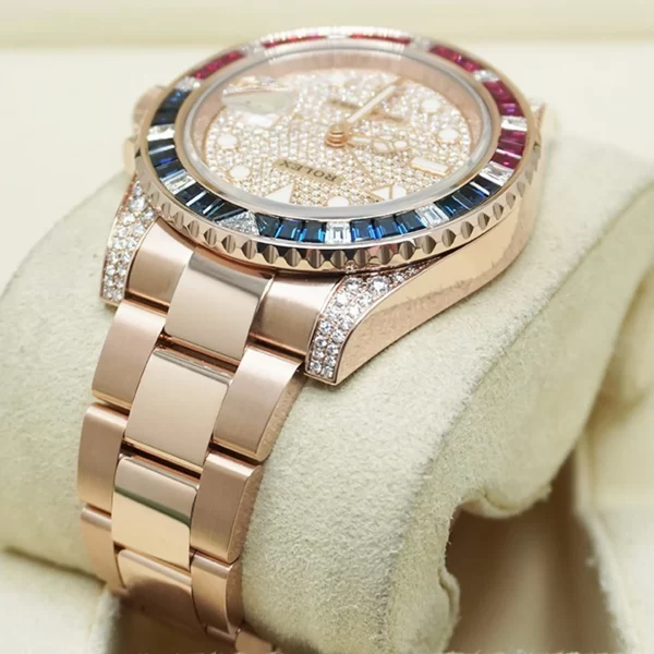 【Super Clone】RLX GMT-Master II 40mm 126755SARU-PAVE