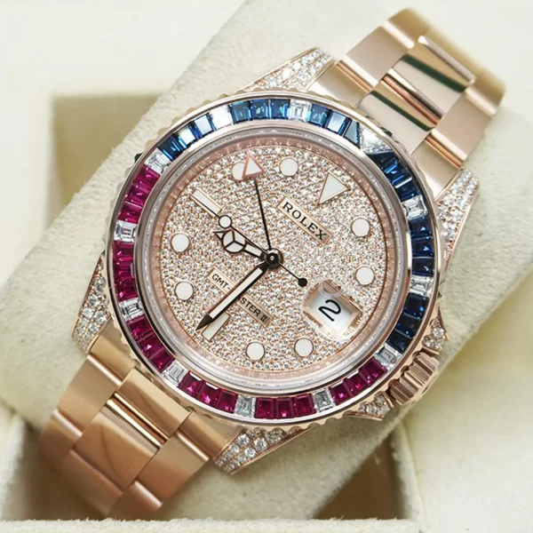 【Super Clone】RLX GMT-Master II 40mm 126755SARU-PAVE