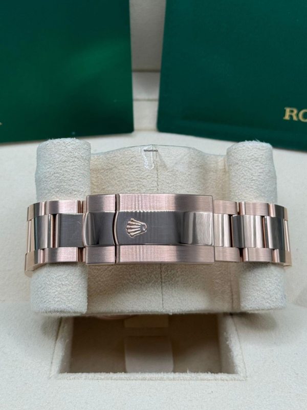 【Super Clone】RLX Sky-Dweller 42mm 336935-0004/0008 Rose Gold Rhodium Dial Oyster