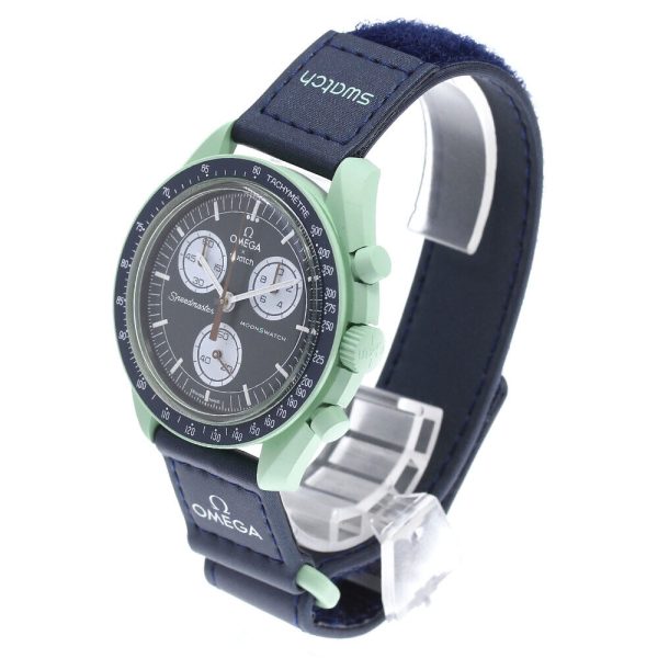【Super Clone】Swatch x Omega SO33G100 Bioceramic Moonswatch Mission to Earth